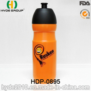 Garrafa de água plástica do esporte do PE por atacado 750ml (HDP-0865)